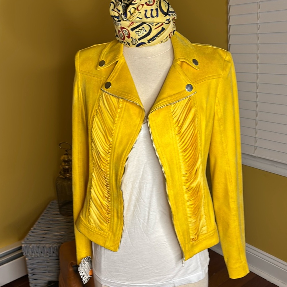 Faux Suede Moto Jacket NWT